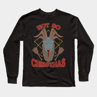 Not So Christmas Funny Devil Satanic Long Sleeve T-Shirt